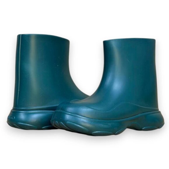 HUGO Wellee Extralight Women's Rainy Boots Olive Manmade US 7 (UK 4 EU 37) - Picture 4 of 4